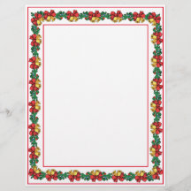 Christmas Wreaths & Garland Letterhead