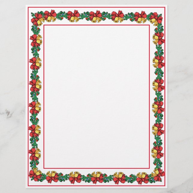 Christmas Wreaths & Garland Letterhead (Front)