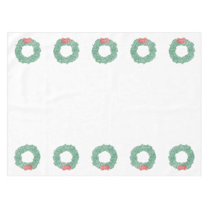 Christmas Wreaths Tablecloth