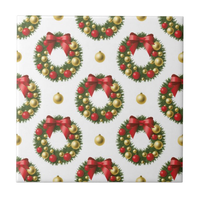 Christmas Wreaths Tile (Front)