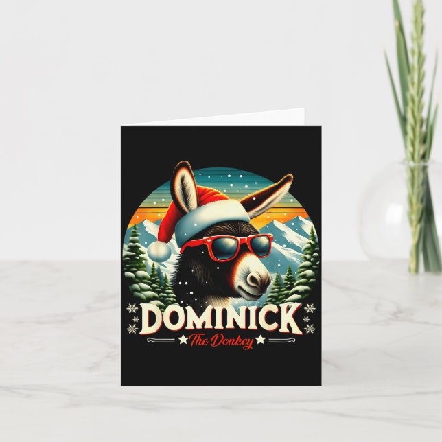 Christmas Xmas Dominick The Christmas Cheer  Card (Front)