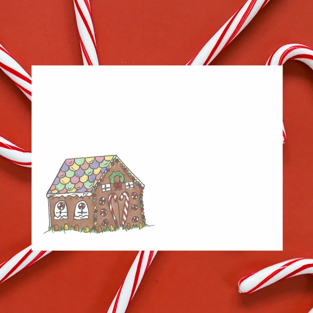 Christmas Xmas Gingerbread House Holiday Candy Post-it Notes (Gingerbread post it)