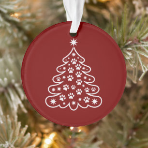 Christmas Xmas Tree Winter Merry Bright Holiday  Ornament