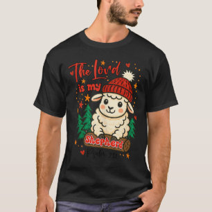 Christmas Xmas Vibes Christian The Lord Is My Shep T-Shirt