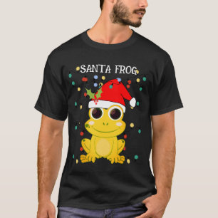 Christmas Yellow SANTA FROG Unisex T-Shirt