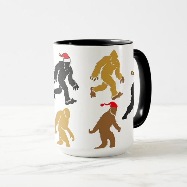 Christmas Yeti Mug (Front Right)