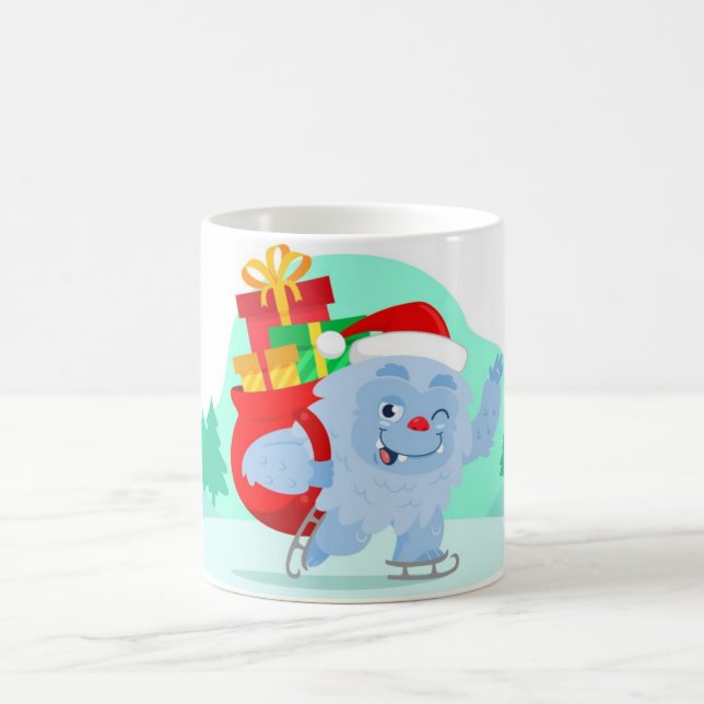 Christmas Yeti mug (Center)