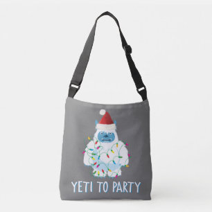 Christmas Yeti To Party T-Shirt Cute Yeti for Xmas Crossbody Bag
