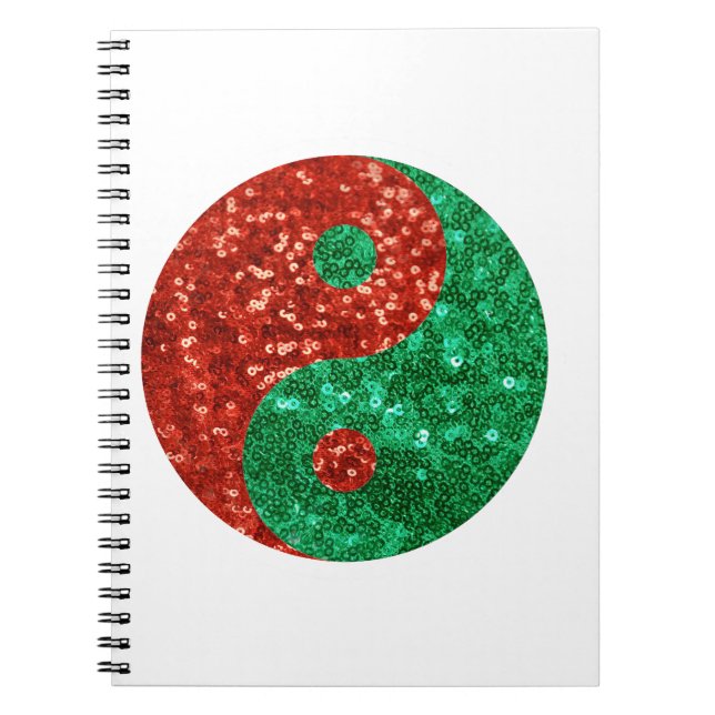 christmas yin yang notebook (Front)