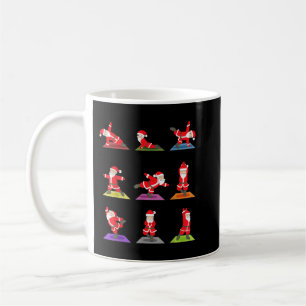 Christmas Yoga, Santa Practice Yoga Xmas, Meditati Coffee Mug