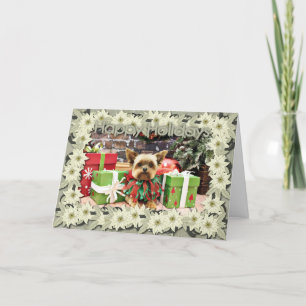 Christmas - Yorkie - Bentley Holiday Card