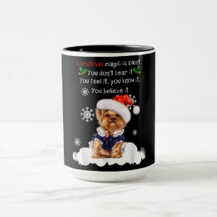 Christmas Yorkshire Terrier Funny Yorkie Puppy Mug