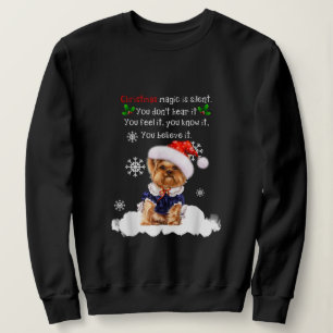 Christmas Yorkshire Terrier Funny Yorkie Puppy Sweatshirt