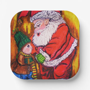 CHRISTMAS YOU BETTER NOT POUT  PAPER PLATE