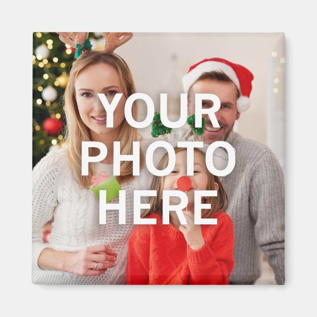  Christmas Your Photo Here Magnet (Front)