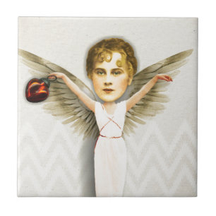 Christmas Zetti Angel Tile
