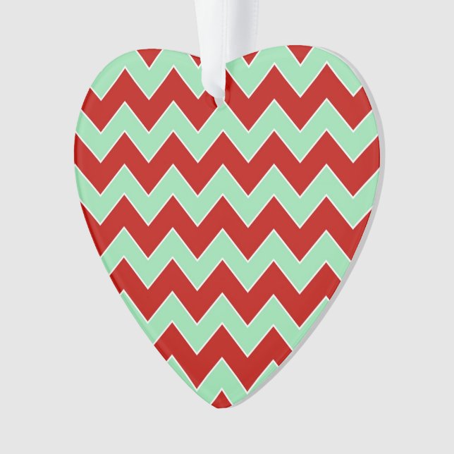 Christmas Zigzag Ornament (Front)