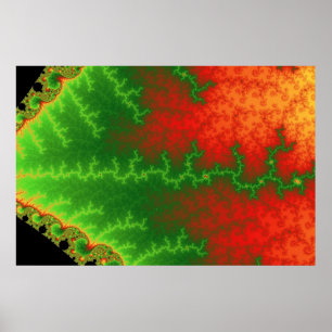 Christmas Zigzag Poster