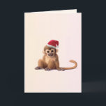 Christmas Zoo Babies Monkey Christmas Card<br><div class="desc">Merry Christmas Monkey</div>