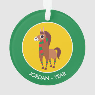 Christmas Zora the Horse Ornament