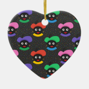 Christmas Zwarte Piet Ceramic Tree Decoration