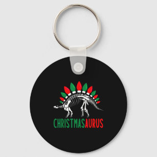 Christmasaurus Cute Christmas Dinosaur Tree Rex Di Key Ring