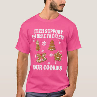 Christmasech Support Funny Computer Programmer gir T-Shirt