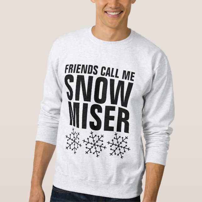 CHRISTMASfunny  SNOW MISER T-SHIRTS (Front)