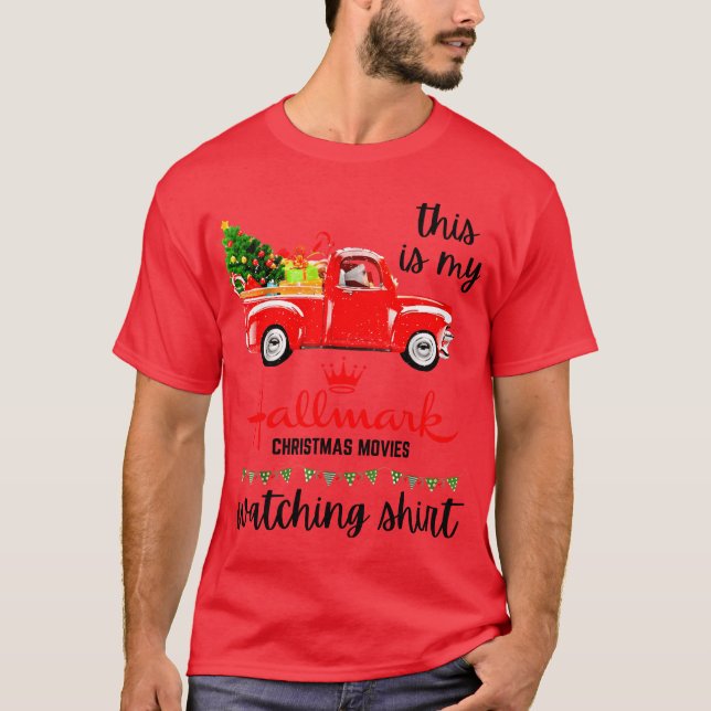 Christmashis Is My Hall mrks Movie Sweat retro T-Shirt (Front)