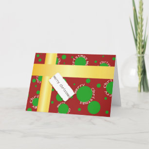 Christmaspackage Greeting Card