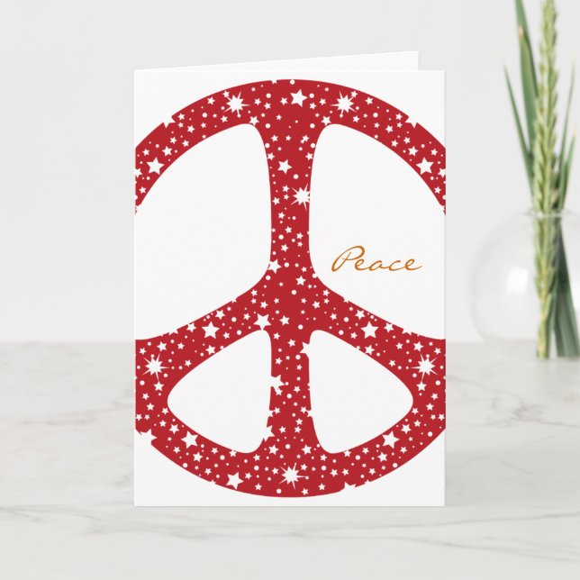 ChristmasPeace, Peace Holiday Card (Front)