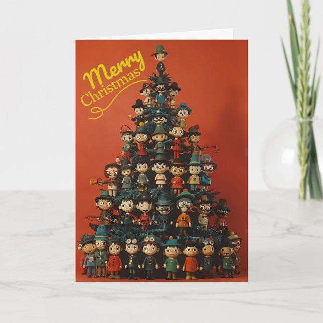Christmass Tree Gathering Card (Front)