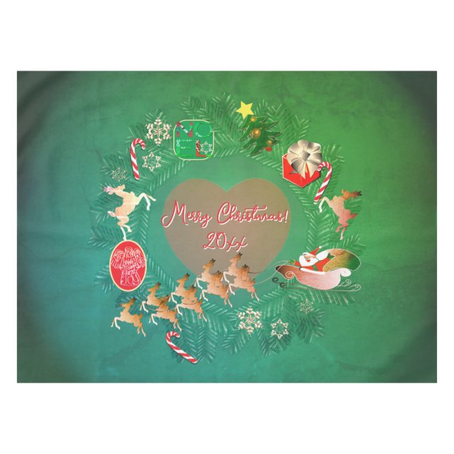 Christmassy Tablecloth (Front (Horizontal))