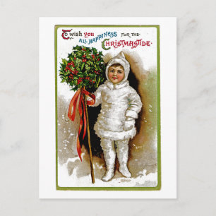 Christmastide Holiday Postcard