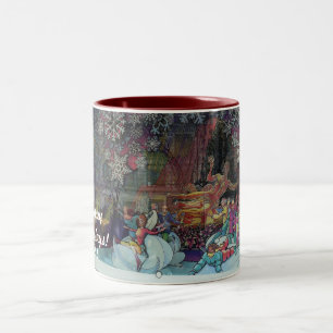 Christmastime Two-Tone Coffee Mug