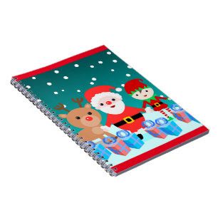 CHRISTMASTIME WITH SANTA AND HIS FRIENDS NOTEBOOK