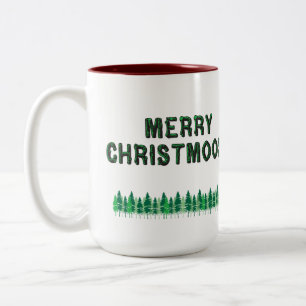 Christmoose Two-Tone Coffee Mug