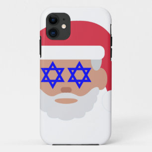 christmukkah santa claus emoji iPhone 11 case