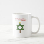 CHRISTMUKKAH TREE COFFEE MUG<br><div class="desc">Holiday Humour T-shirts and Apparel Funny Holiday Gear: T-shirts, Hoodies, Stickers, Buttons, and gifts.</div>