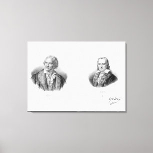 Christoph Willibald von Gluck and Andre Canvas Print