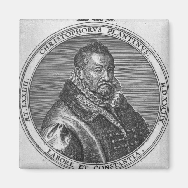 Christophe Plantin Magnet (Front)