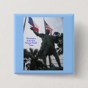 Christopher Columbus 15 Cm Square Badge