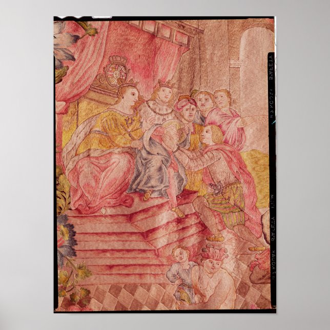 Christopher Columbus  before Ferdinand II Poster (Front)