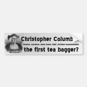 christopher columbus bumper sticker