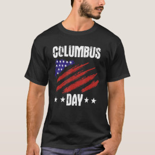 Christopher Columbus Day Flag America Columbus T-Shirt