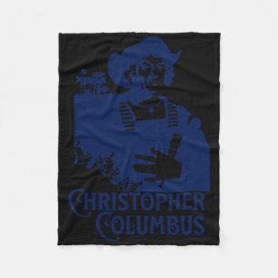 Christopher Columbus Explorer Of The New World Col Fleece Blanket