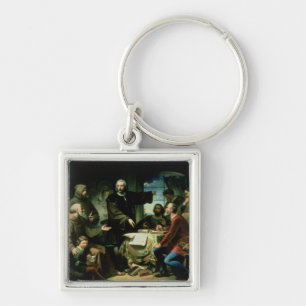 Christopher Columbus in the Monastery of la Key Ring