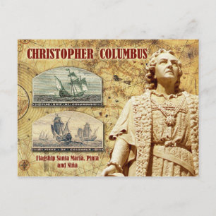 Christopher Columbus Postcard
