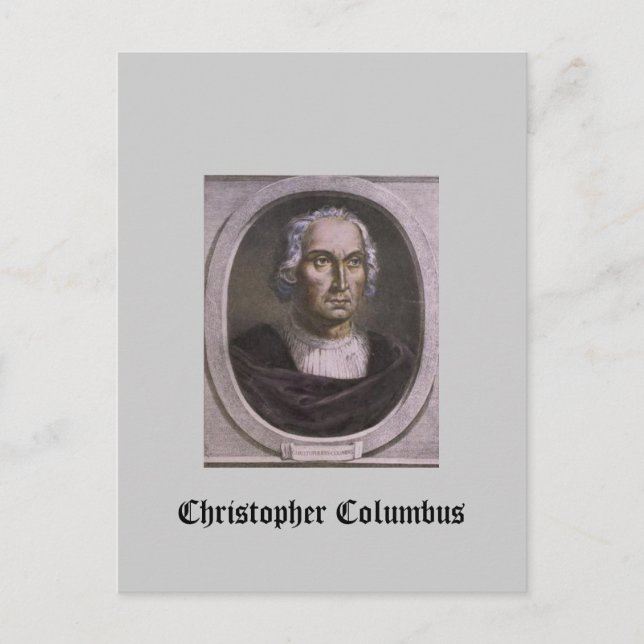 Christopher Columbus Postcard (Front)
