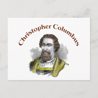 Christopher Columbus Postcard